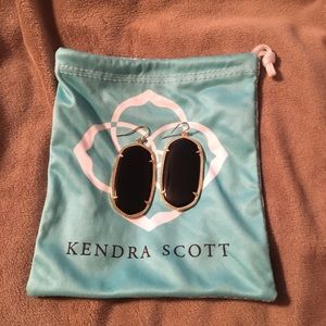 Black Danielle Kendra Scott Earrings